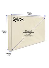 SYLVOX OT65A1COVER Waterproof Outdoor TV Cover for 60-65" TV's