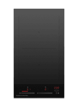 FISHER &amp; PAYKEL CI302DTB4 30cm Induction 2 Zone Hob - Black Glass