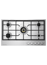 FISHER &amp; PAYKEL CG905DNGX1 90cm 5 Burner Gas Hob - Stainless Steel