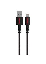 Labgear 75139PI 1.0M USB-A To Lightning Cable Black Kevlar Re-Inforced