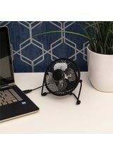 Prem-I-Air EH1570 Mini 4" Adjustable USB Desk Fan Black