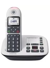 Motorola 107CD5011UK Big Button Single Cordless Phone With TAM White