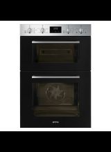 SMEG DOSF400B 59.7cm Built In Electric Double Oven - Black