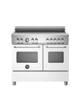 Bertazzoni Master 100cm Range Cooker Twin Oven Induction Stainless MAS105I2EBIC