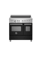 Master 90cm Range Cooker Twin Oven Induction Matt Black MAS95I2ENEC