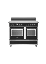 Heritage 100cm Range Cooker Twin Oven Induction Black HER105I2ENET