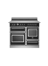 Bertazzoni Heritage 100cm Range Cooker XG Oven Induction Black HER105I3ENET
