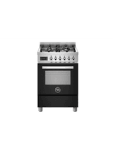 BERTAZZONI PRO64L1ENET Professional 60cm Single Oven Dual Fuel Black