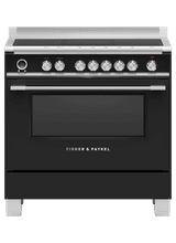 FISHER &amp; PAYKEL OR90SCI6B1 90cm Induction Range Cooker - Black