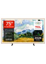 TCL 75A400 PRO-UK 75" 4K Ultra HD QD-Mini LED AI Art TV - Black