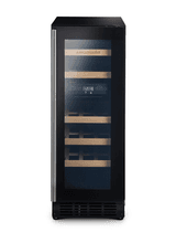 RANGEMASTER RWC3018BL/ Wine Cabinet 30cm Black with Stainless Steel Trim
