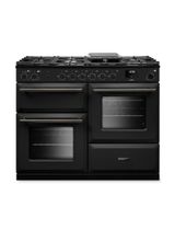 RANGEMASTER AURAO110DFPCBL/YX1 Aura 110 Dual Fuel Charcoal Black with Onyx Trim