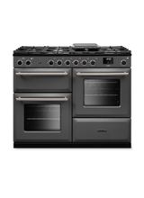 RANGEMASTER AURAO110DFPSLT/BN1 Aura 110 Dual Fuel Slate with Brushed Nickel Trim