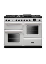 RANGEMASTER AURAO110DFPWHT/BN1 Aura 110 Dual Fuel White with Brushed Nickel Trim