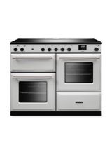 RANGEMASTER AURAO110EIPWHT/BN1 Aura 110 Induction White with Brushed Nickel Trim