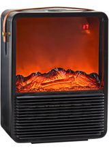 Spear and Jackson 44139 1800W Electric Ceramic Flame Effect Fire Black