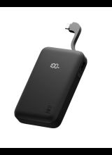 Juice Integrated 2 Charge Power Bank – 10000mAh Black
