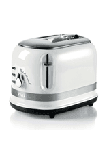 ARIETE 00C014910ARAS Moderna 2 Slice Toaster - White