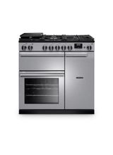 RANGEMASTER PR90DFSTST/CM1 Professional 90 Dual Fuel Stainless Steel with Chrome Trim