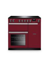 RANGEMASTER PR90EIPBOR/CM1 Professional 90 Induction Bordeaux with Chrome Trim