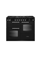 RANGEMASTER COTO110DFPCBL/CM1 Cotswold 110 Dual Fuel Charcoal Black with Chrome Trim