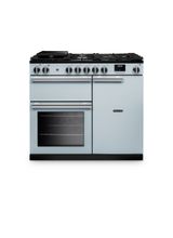 RANGEMASTER PR100DFPMSB/CM1 Professional 100 Dual Fuel Misty Blue with Chrome Trim