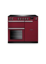 RANGEMASTER PR100EIPBOR/CM1 Professional 100 Induction Bordeaux with Chrome Trim