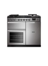 RANGEMASTER PRDL100DFSTST/CM1 Professional Deluxe 100 Dual Fuel Stainless Steel with Chrome Trim