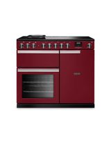 RANGEMASTER PRDL100EIPBOR/CM1 Professional Deluxe 100 Induction Bordeaux with Chrome Trim