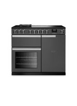 RANGEMASTER PRDL100EIPSLT/CM1 Professional Deluxe 100 Induction Slate with Chrome Trim
