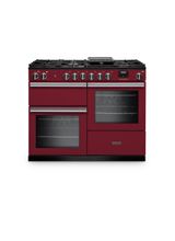 RANGEMASTER PRO110DFPBOR/CM1 Professional OC 110 Dual Fuel Bordeaux with Chrome Trim