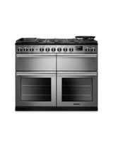 RANGEMASTER PRDLB110DFSTST/CM1 Professional Deluxe SC  110 Dual Fuel Stainless Steel with Chrome Trim