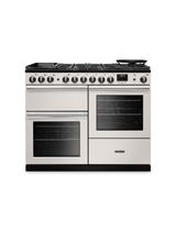 RANGEMASTER PRDLO110DFPIVY/CM1 Professional Deluxe 110 OC Dual Fuel Ivory with Chrome Trim