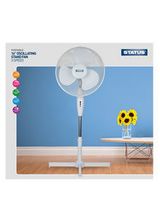 STATUS S16STANDFAN 16" Pedestal Fan 3 Speed Oscillate White