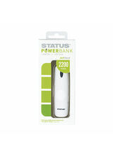 STATUS 2200mAh 1 USB Power Bank White
