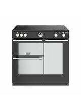 STOVES 444444939 Sterling Deluxe S900EI Black 90cm Range Cooker With Induction Hob