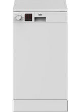 BEKO DVS05C20W 45cm Slimline Freestanding Dishwasher White