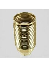 E14 Brass Lampholder (Shade Ring Separate)