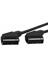 WELLCO 1.5m Scart to Scart Lead Black
