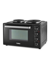 TOWER T14044 32L Mini Oven With Hot Plates Black
