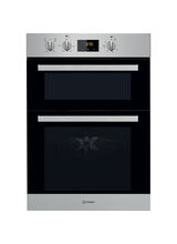 INDESIT IDD6340IX Built In Double Oven Stainless Steel