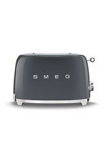 SMEG TSF01GRUK Retro 2 Slice Toaster Slate Grey