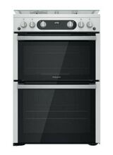 HOTPOINT HDM67G0C2CX Gas Double Oven Stainless Steel