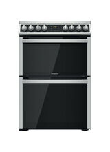 HOTPOINT HDM67V8D2CX 60cm Electrical Dual Fan Double Oven Stainless Steel