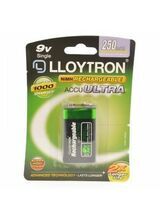 Lloytron 9v PP3 250mAH NI-MH Rechargeable Battery