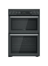 CANNON CD67V9H2CA 60cm Ceramic Electric Double Oven Anthracite