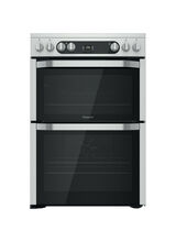 HOTPOINT HDM67V9HCX 60cm Electric Double Oven Cooker Stainless Steel
