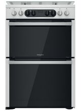 HOTPOINT HD67G8CCX Dual Fuel 60cm Double Oven Inox