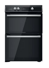HOTPOINT HDT67I9HM2C 60cm Electric Double Oven Induction Hob Black
