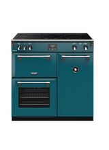 STOVES 444410922 Richmond Deluxe S900EI 90cm Induction Range Cooker Kingfisher Teal